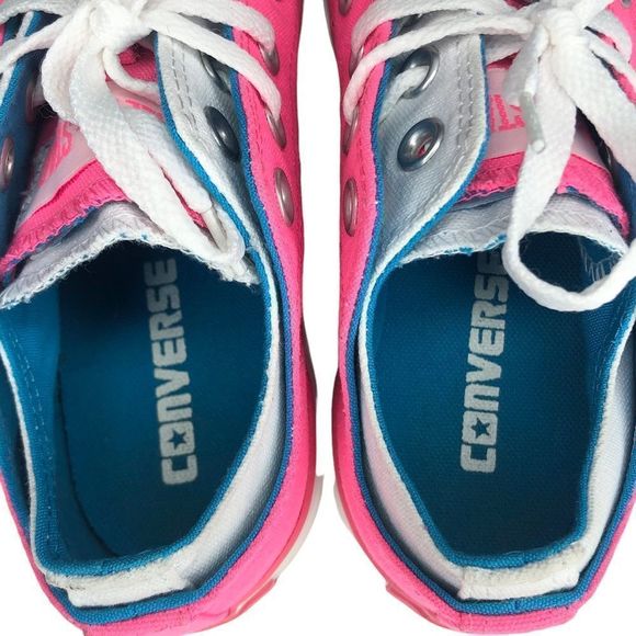 Unisex Converse All Star Chuck Taylor Double Upper Low Top sz 3M/5W - Picture 8 of 10